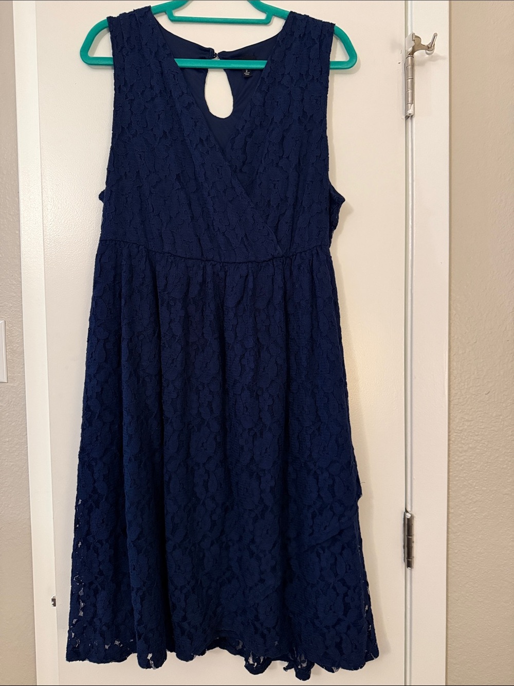 torrid Navy Lace Midi Dress